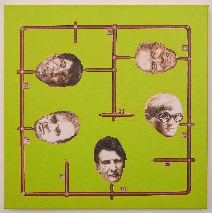Aldert Mantje, Artists only( oa.Hockney,Bacon,Freud,)2013a